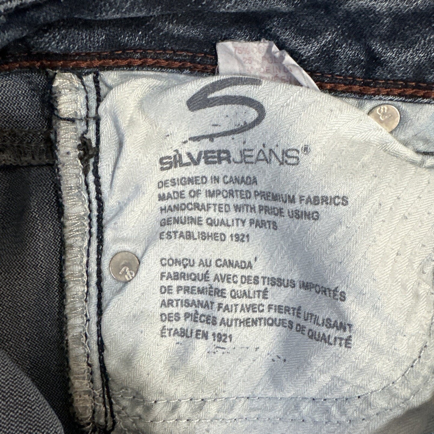Silver Sienna Women's Skinny Jeans Size 27 Blue Medium Wash Denim
