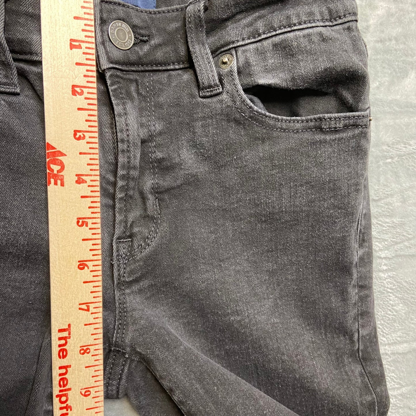Gap Universal Legging Jeans Women's Size 2/26R Black Denim EUC