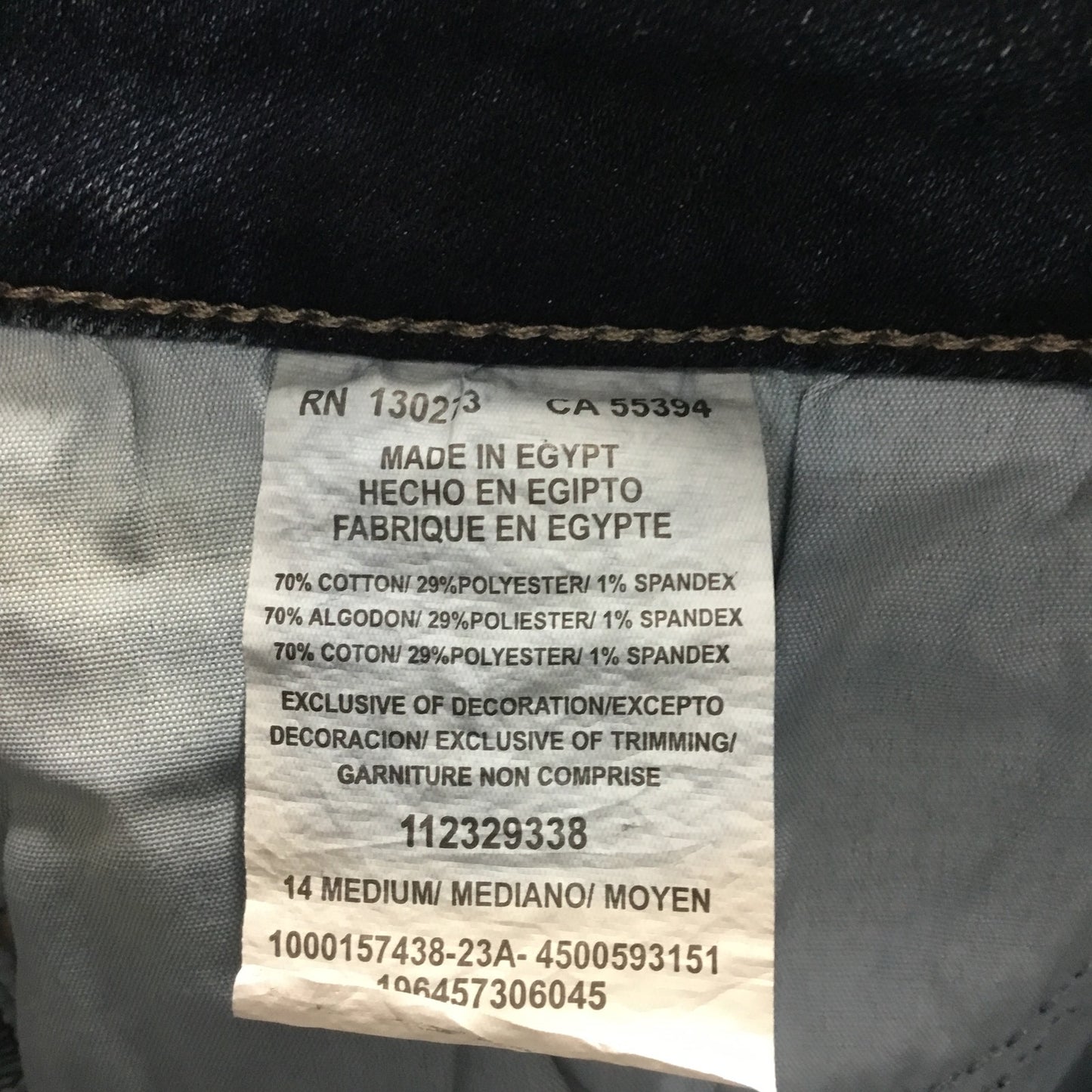 NWT Lee Legendary Style Evrything I Got Capri Jeans Women's Size 18 Dark Blue