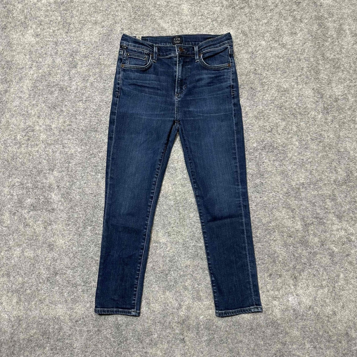 Citizens of Humanity Rocket Crop Petite High Rise Skinny Jeans Dark Womens 26
