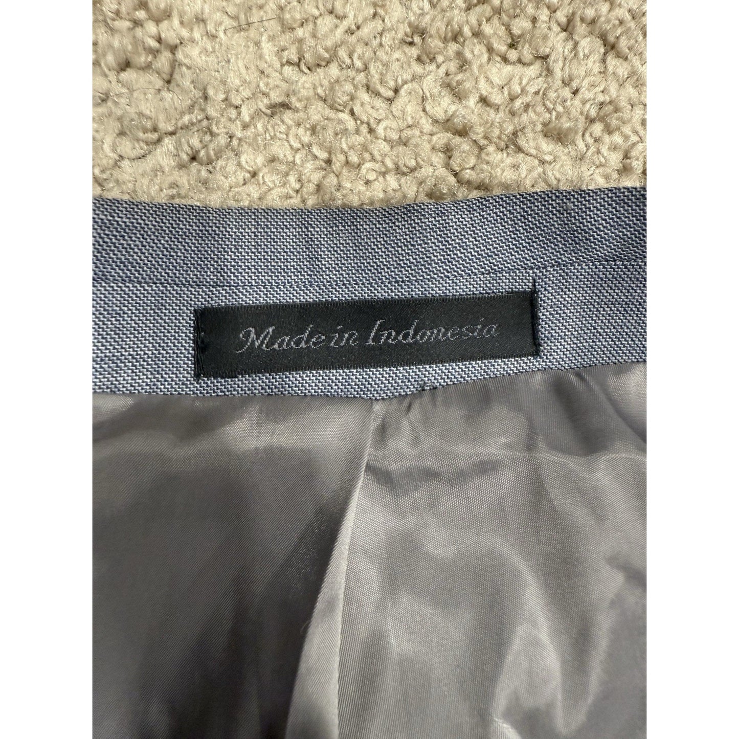 Calvin Klein Blazer Sport Coat Suit Jacket Men's Size 36 Large Gray Two Button