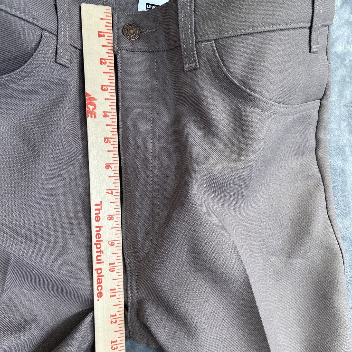 Vintage New Levi's Western Ranch Pants Men's 38x30 Taupe Brown Pants