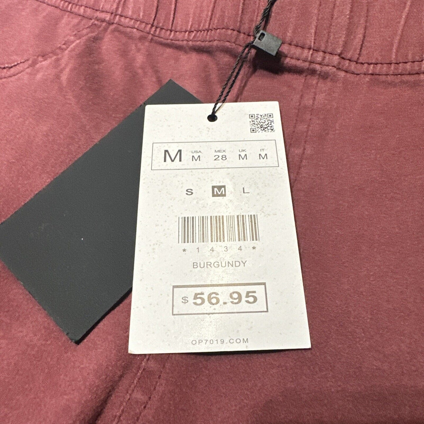 New Beulah Women's Skinny Fit Leggings Size M Medium Red Dark Wash Pants