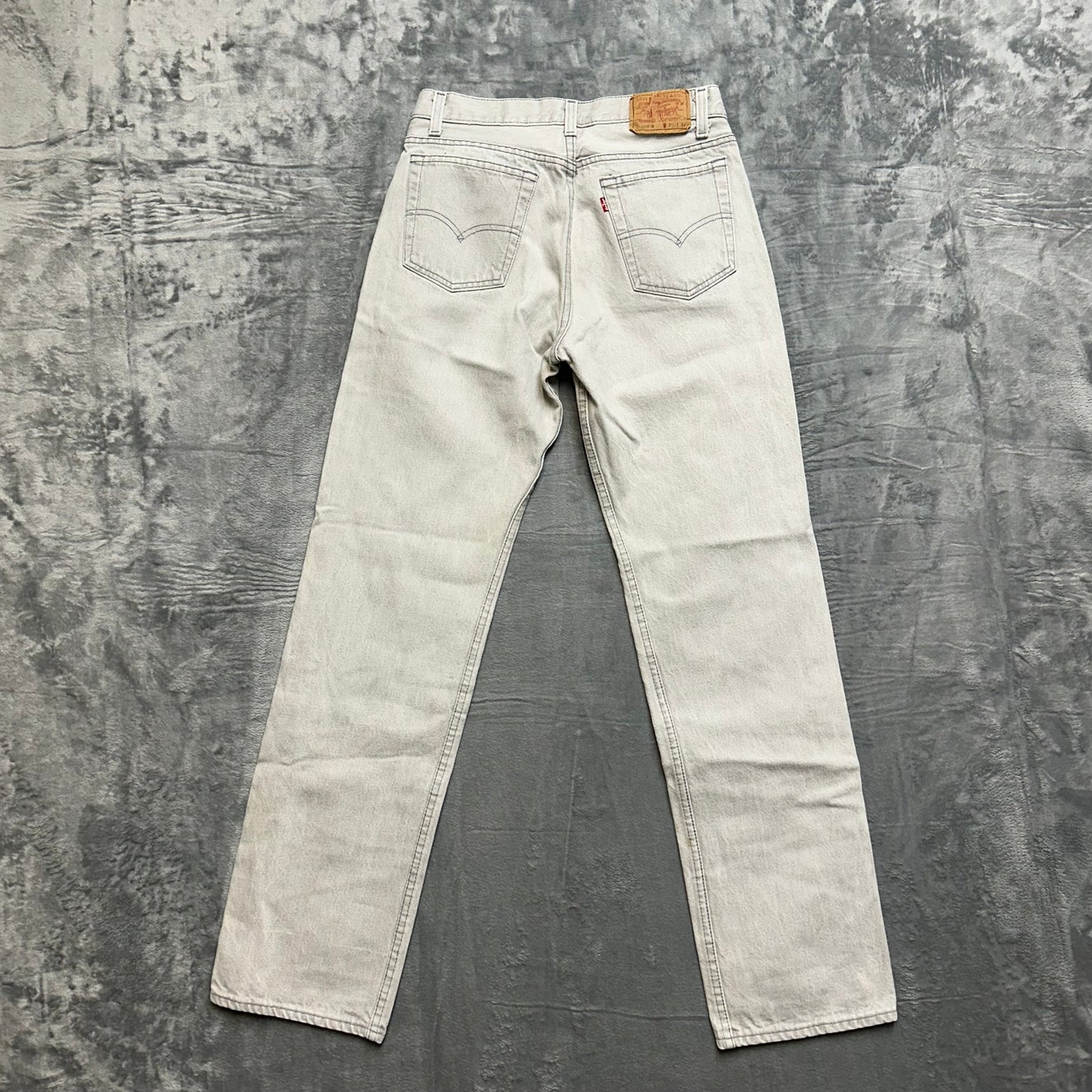 Vintage Levi's 701 XX Student Straight Jeans Boys Size 30x32 WhiteVintage Levi's 701 Straight Jeans Boys Size 30x32 White