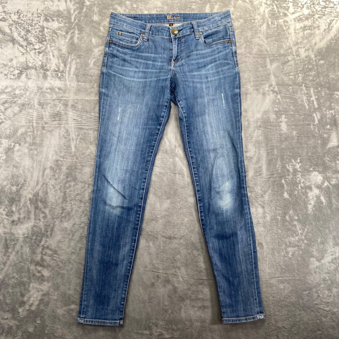 KUT From The Kloth Skinny Jeans Women's Size 6 Blue Denim Casual