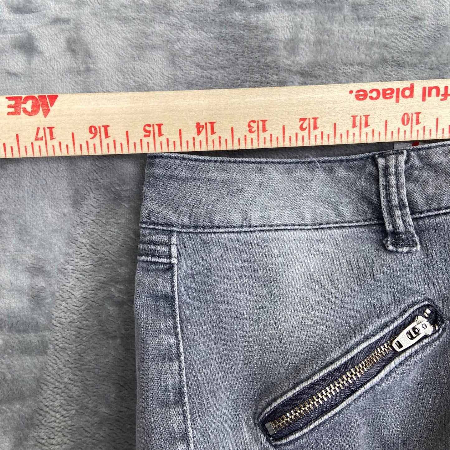 Cabi Skinny Jeans Women's Size 6 Gray Mid Rise