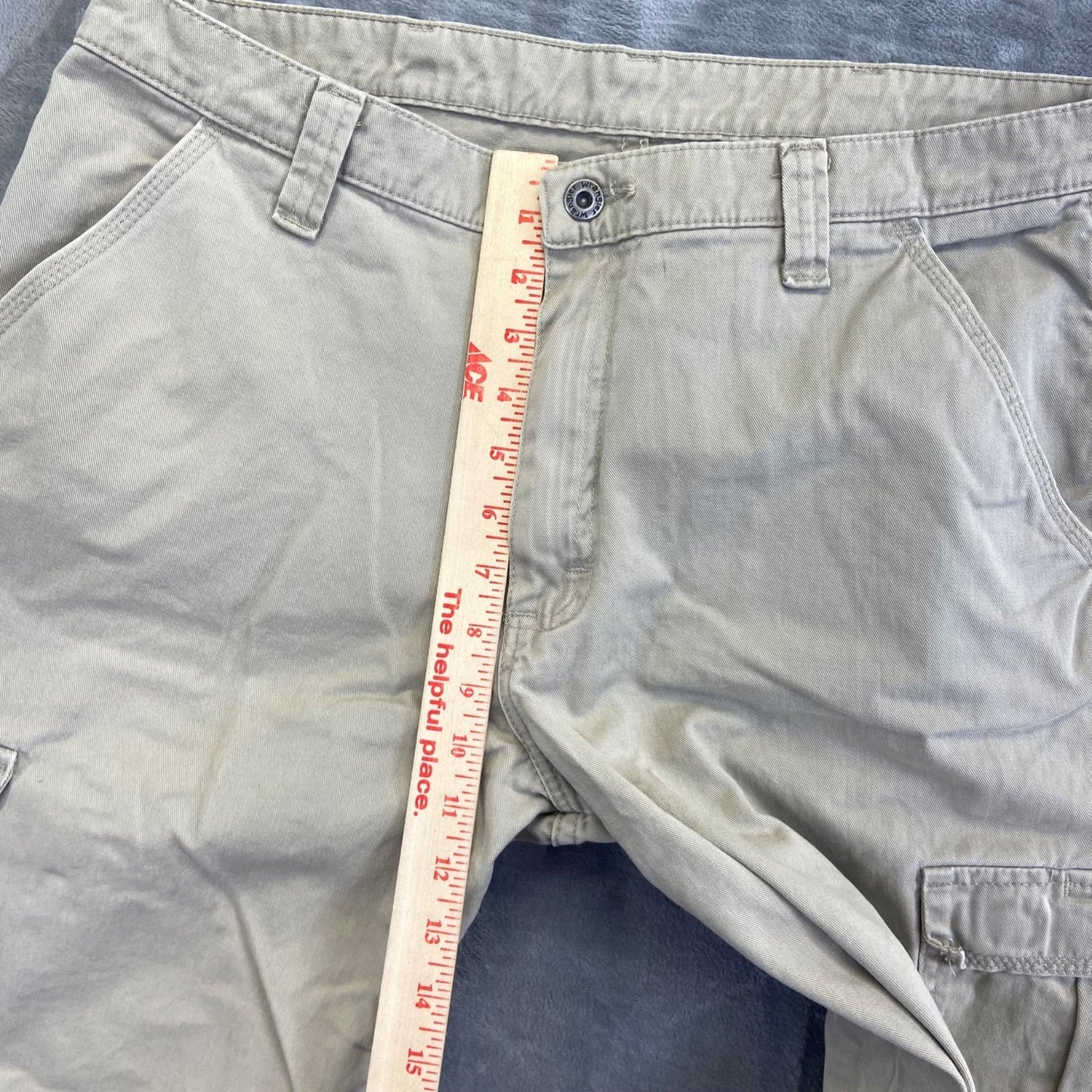Wrangler Men's Cargo Pants Straight 34x30 Beige