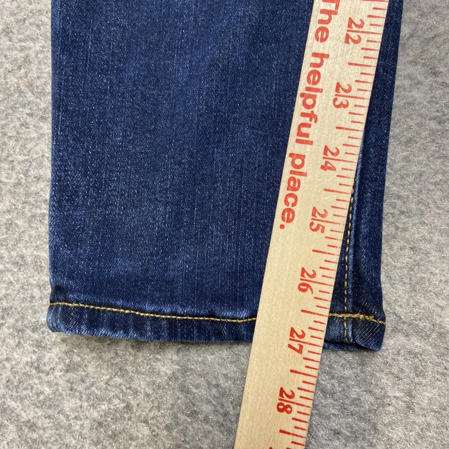 Gap True Skinny Jeans Women's Size 33S Blue Dark Wash Denim