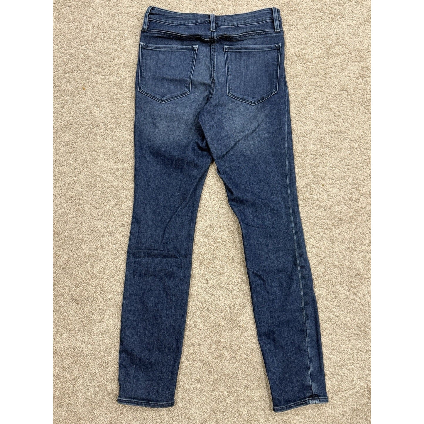 Athleta Sculptek Jeans Stretch Denim Ankle Skinny Dark Blue Wash Women’s Size 4