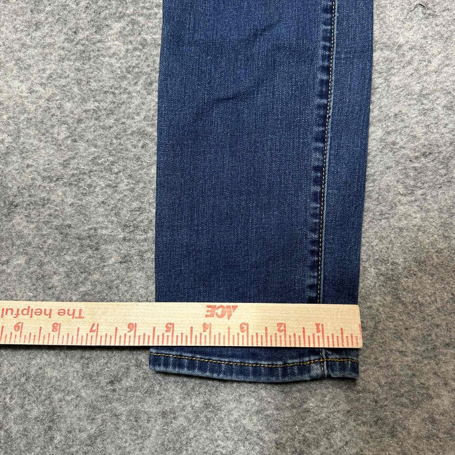 Lucky Brand Women's Leyla Skinny Distressed Jeans Size 26 Blue Dark Wash Denim