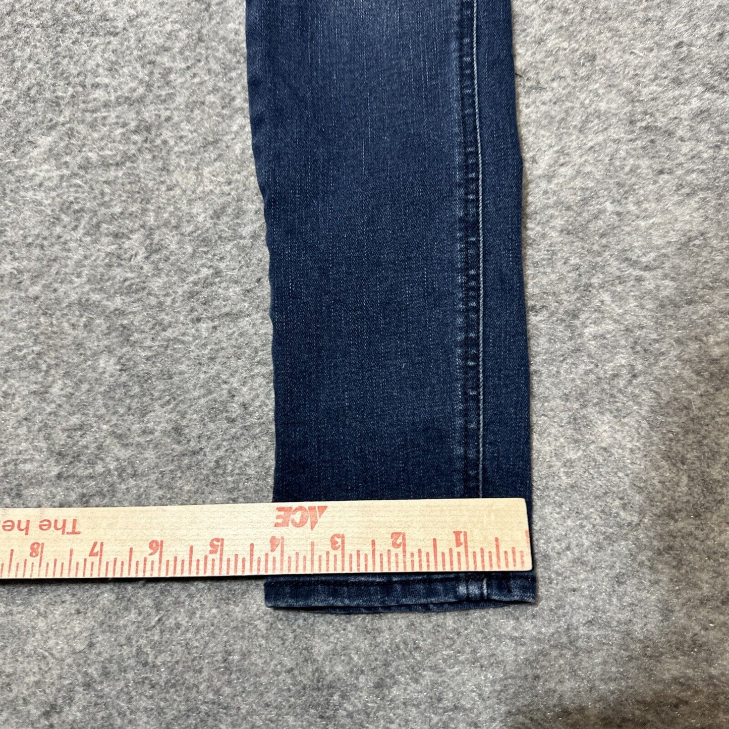 HARPER Women's Skinny Button Fly Jeans Size 25 Blue Dark Wash Denim