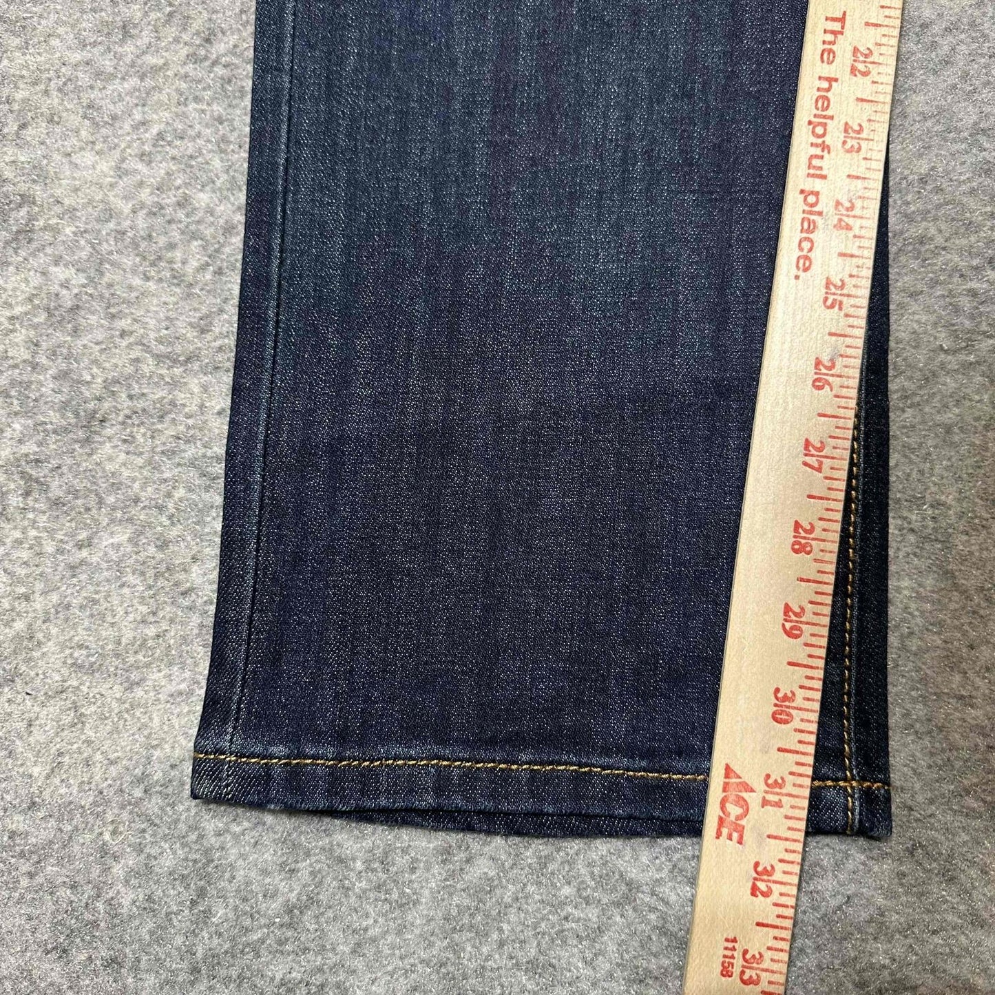 New John B. Stetson Co. Men's Slim Straight Jeans Size 28x32 Blue Dark Denim