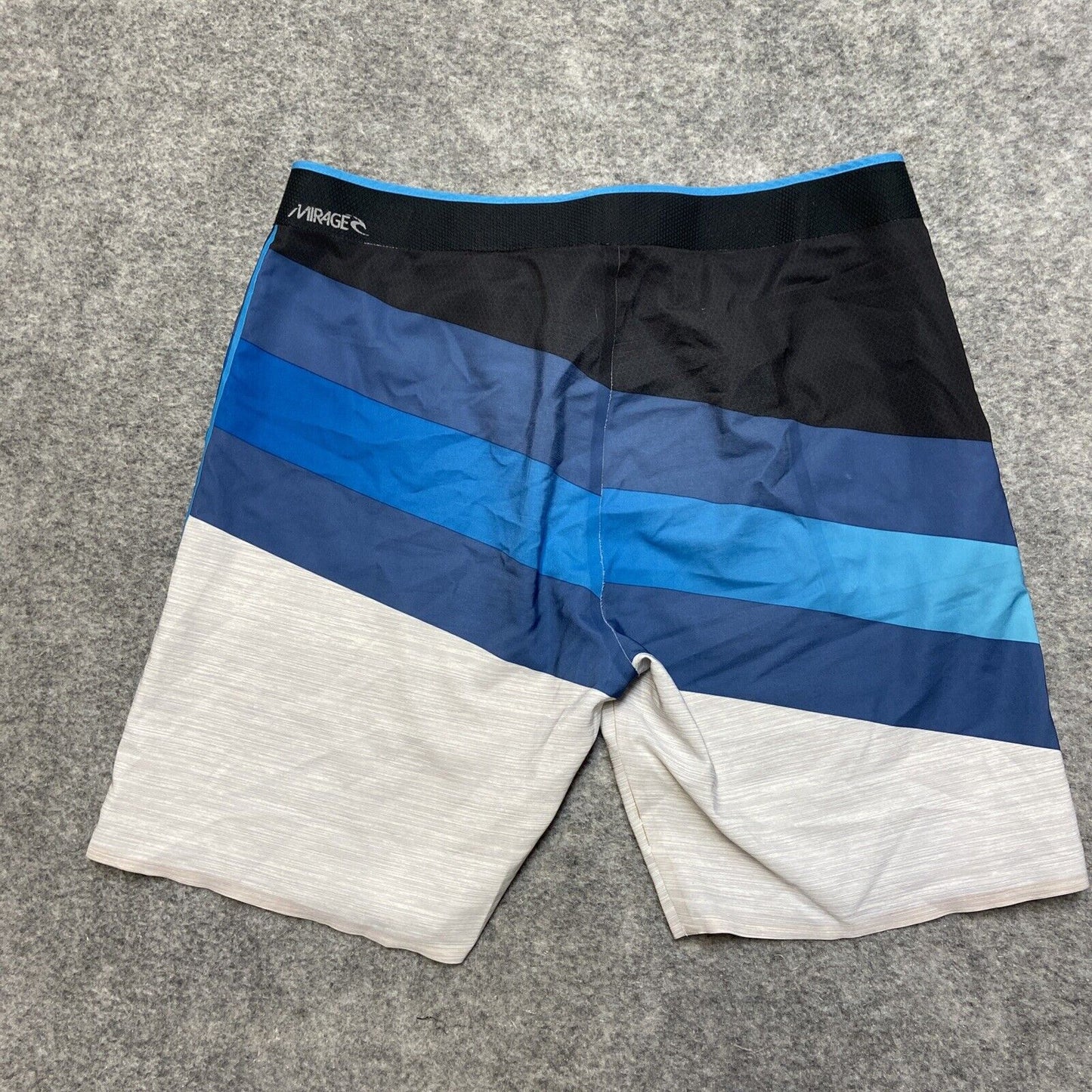 Ripcurl Mirage Surf Grip Board Shorts Men's Size 36 Blue Black Shorts