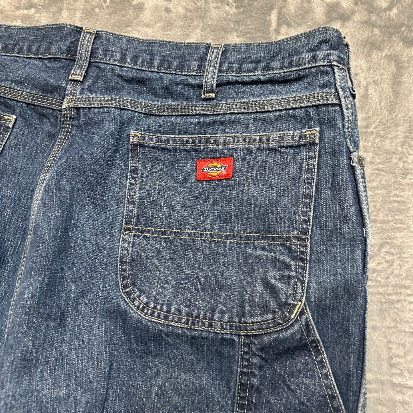 Dickies High Rise Carpenter Jeans Men's Size 40x32 Blue Denim