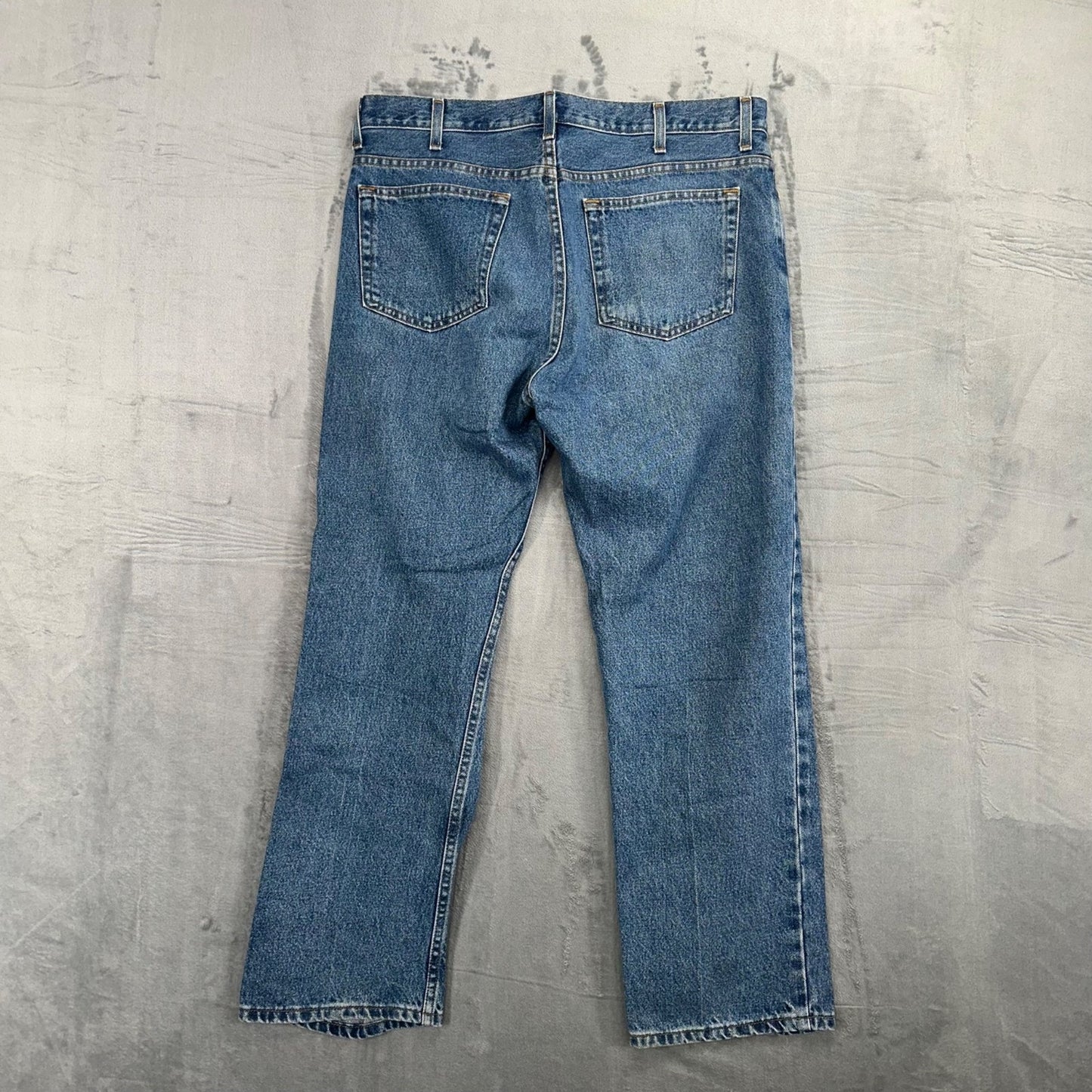 Vintage Faded Glory Men's Straight Jeans 36x30 Blue Denim #2013