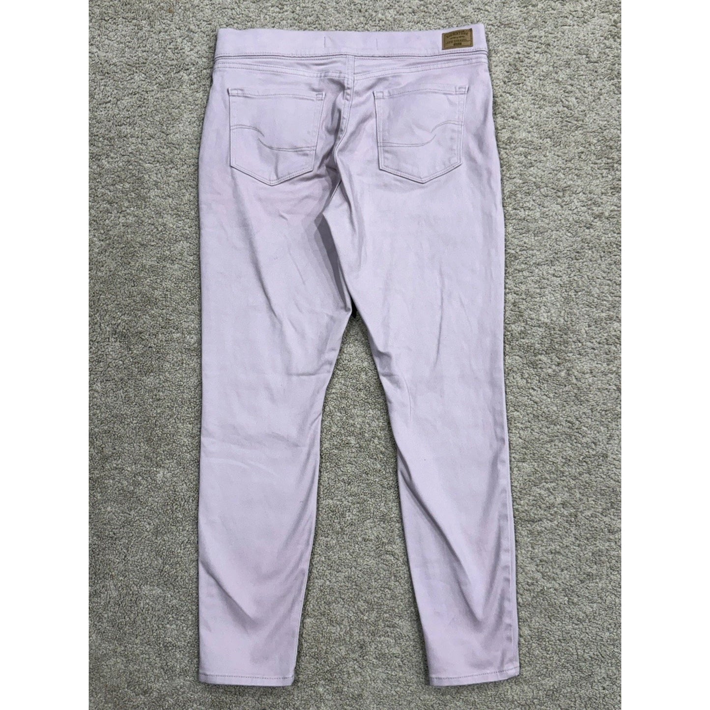Signature Levi Strauss Gold Women's PINK Pull On Skinny Pants Size 13M W31 L30