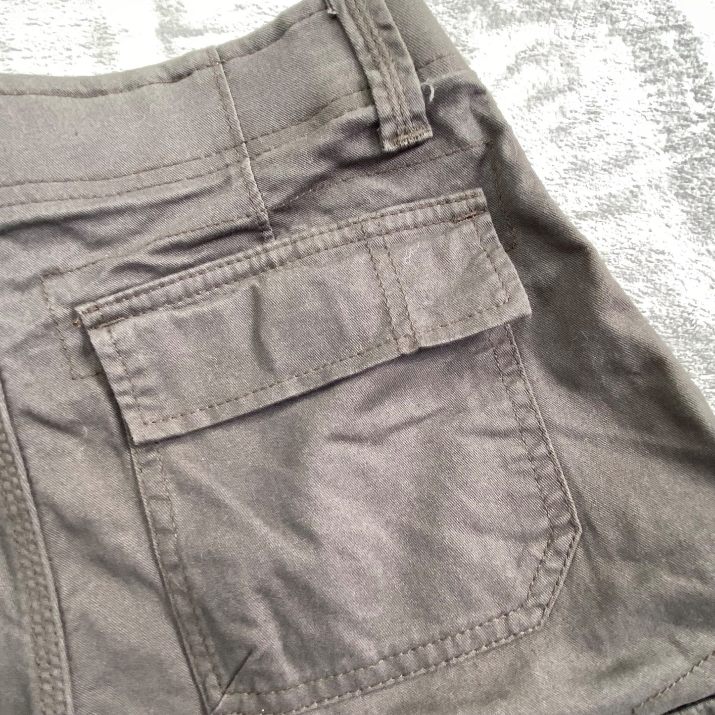 New Lee Extreme Motion Cargo Shorts Men's 29 Gray Cotton Blend