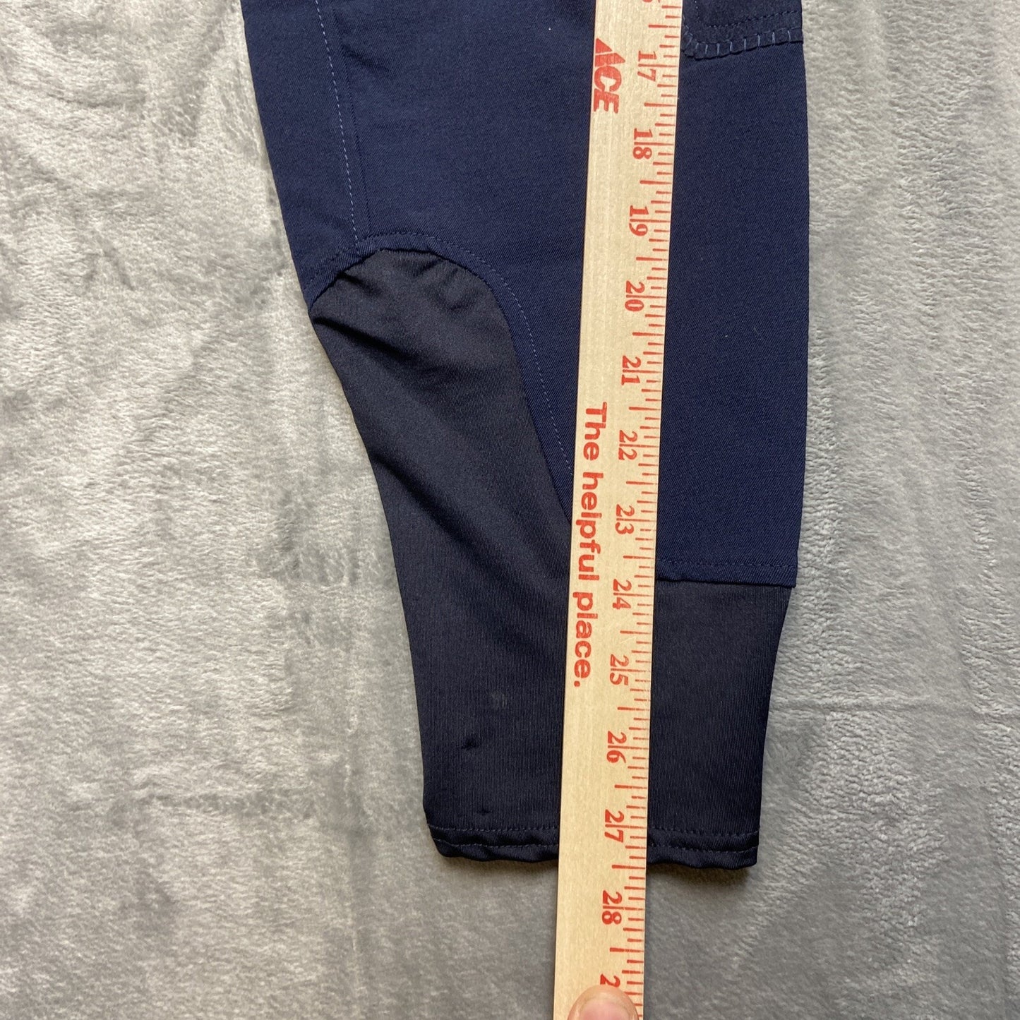 New HORZE Grand Prix Extended CKP Lds Riding Breeches Women's Sz XL/R - 32 Blue