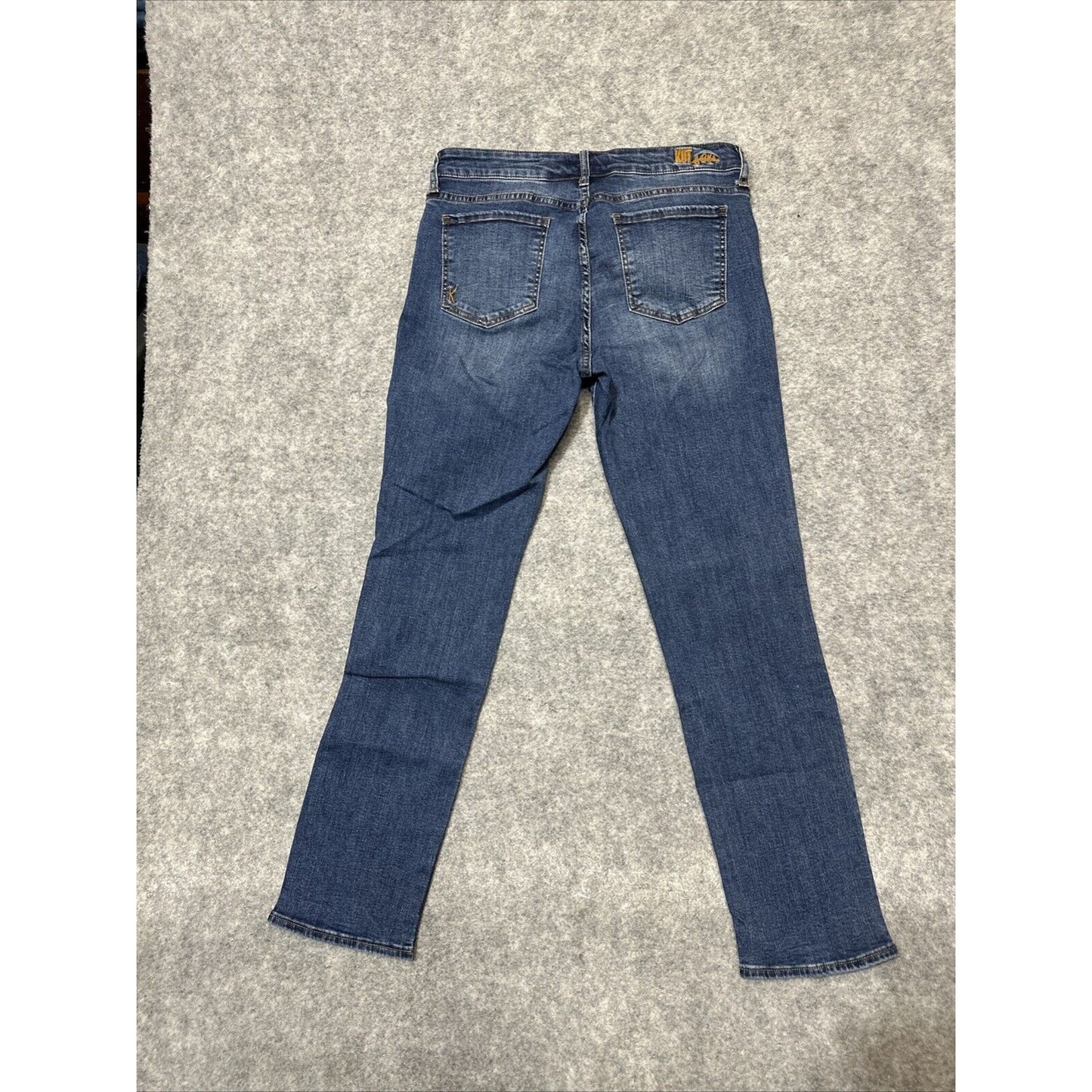 KUT From The Kloth Women's Straight Jeans Size 10 Blue Dark Wash Denim