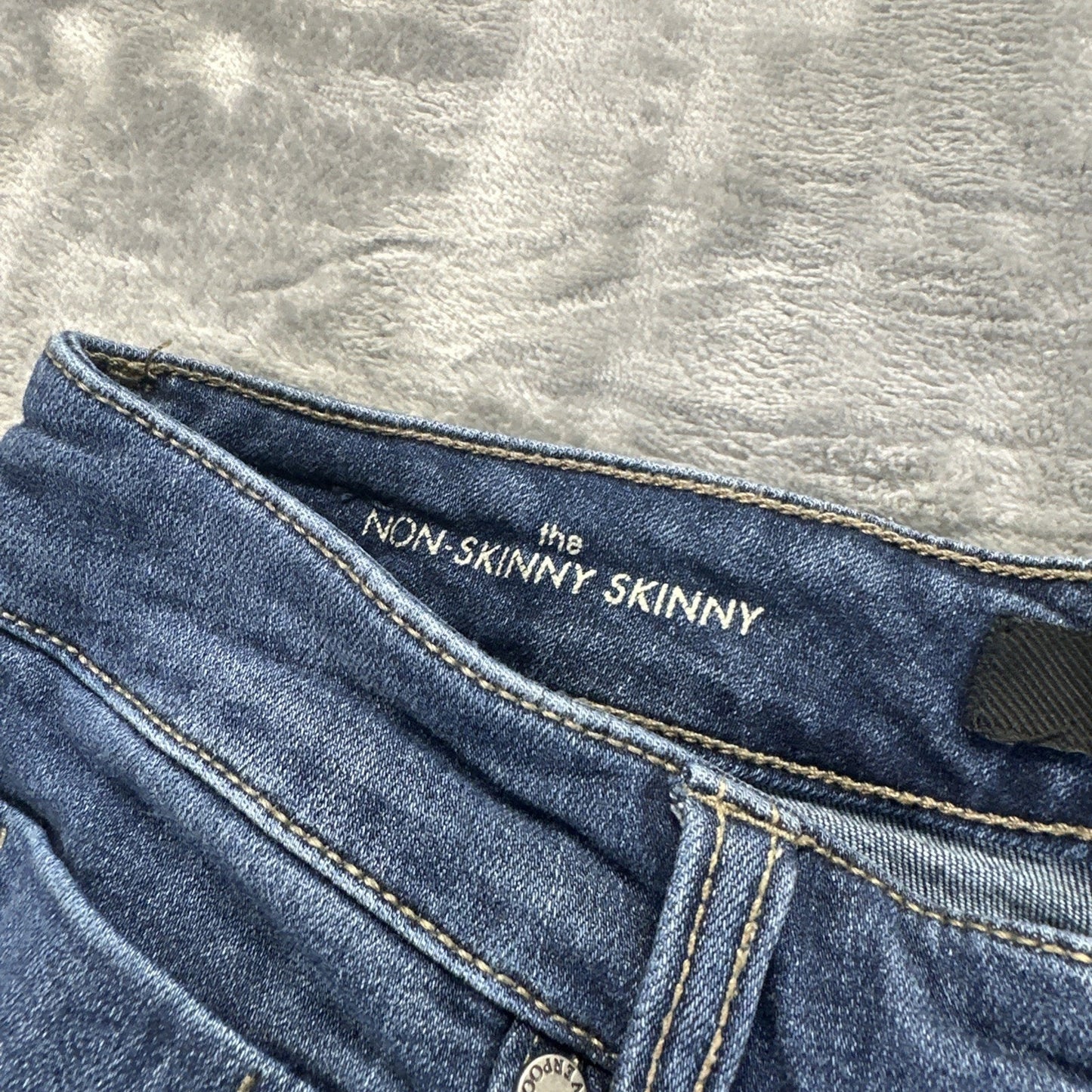 Liverpool Non Skinny Skinny Jeans Women's Size 27 Petite Dark Blue Denim