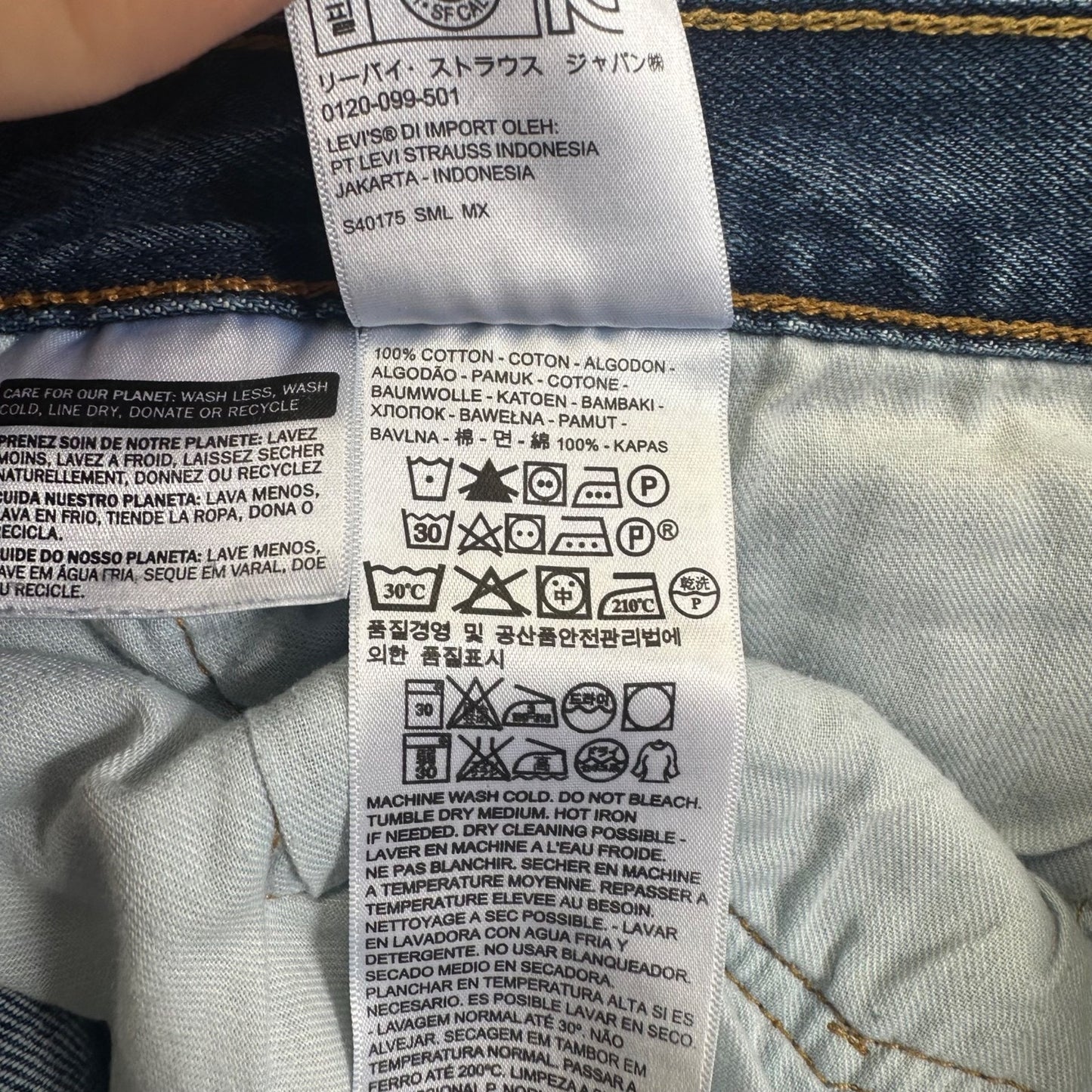Levi's Men's 501 Straight Jeans 50x30 Blue Denim Medium Wash