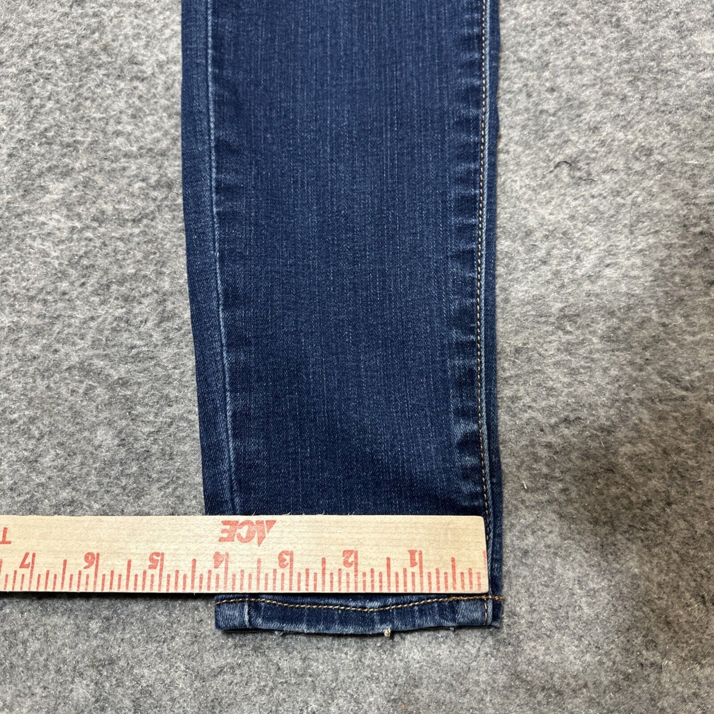 American Eagle Distressed Super Super Stretch Jegging Women's 2R Dark Blue Denim