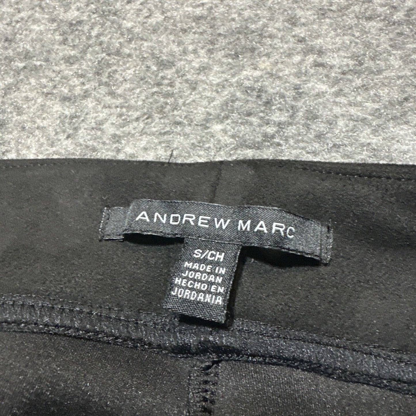 Andrew Marc Women's Velvet Leggings Size S Black