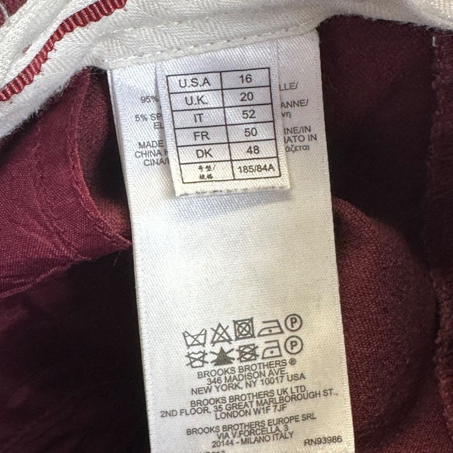 Brooks Brothers Women's Dress Pants Size 16 Red