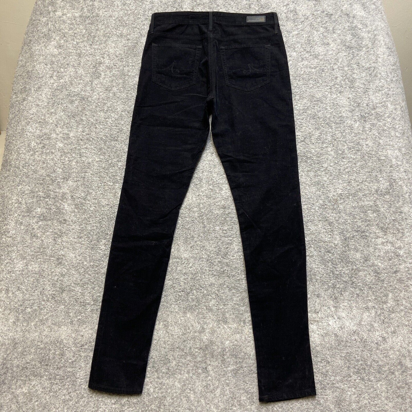 AG Adriano Goldschmied The Farah Skinny High Rise Corduroy Jeans Womens 29 Black