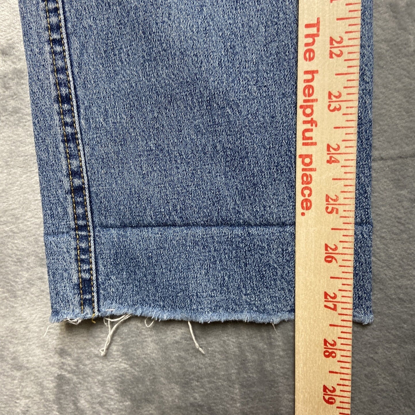 Vintage Wrangler Distressed Bootcut Jeans Boys Size 24x28 Blue Denim