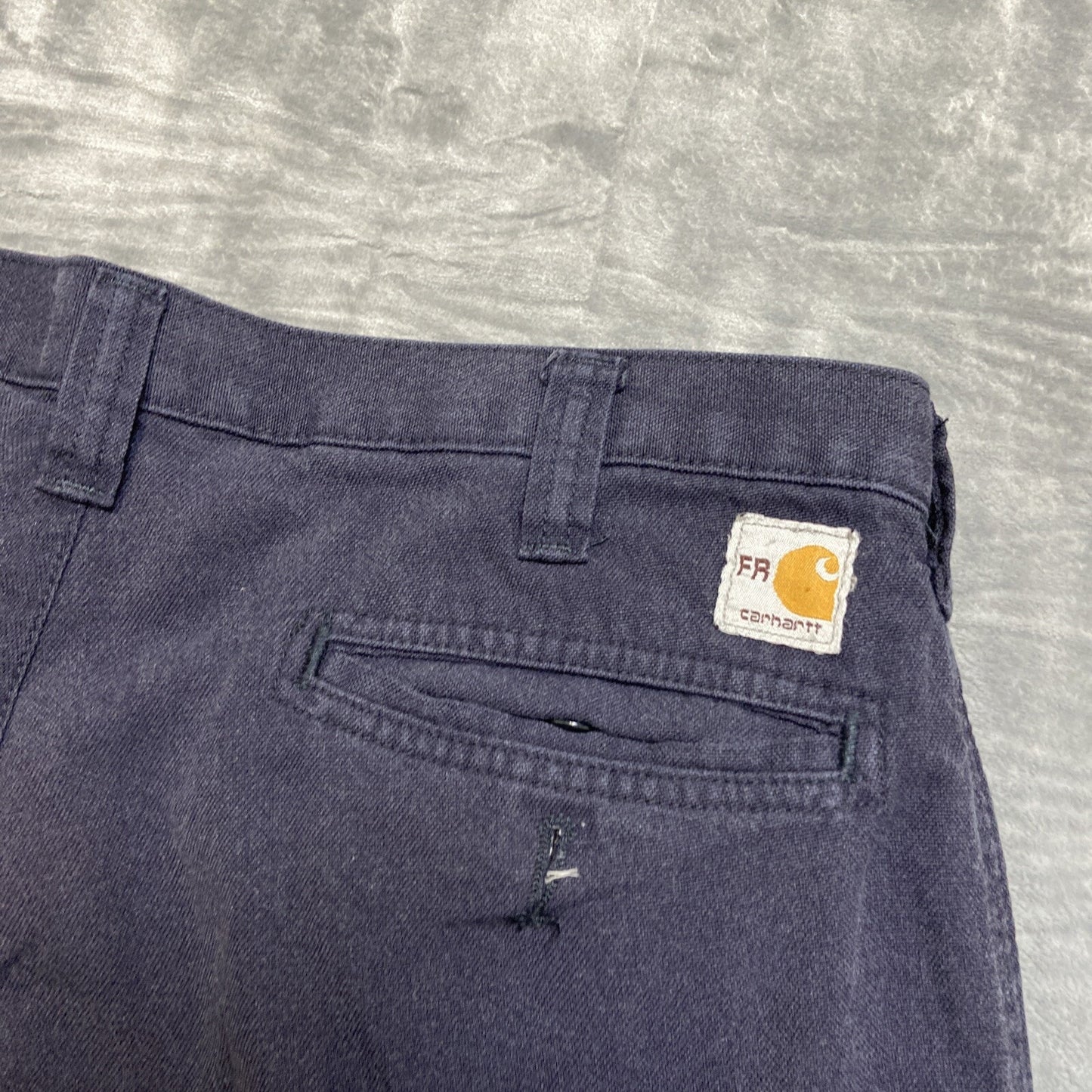 Lot of 5 Carhartt FR Chino / Cargo Pants Men's Size 32x28 Blue Grade A/B
