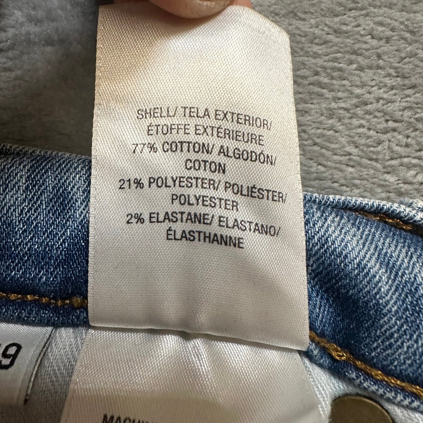 Hudson Krista Super Skinny Low Rise Jeans Women's Size 29 Blue Denim
