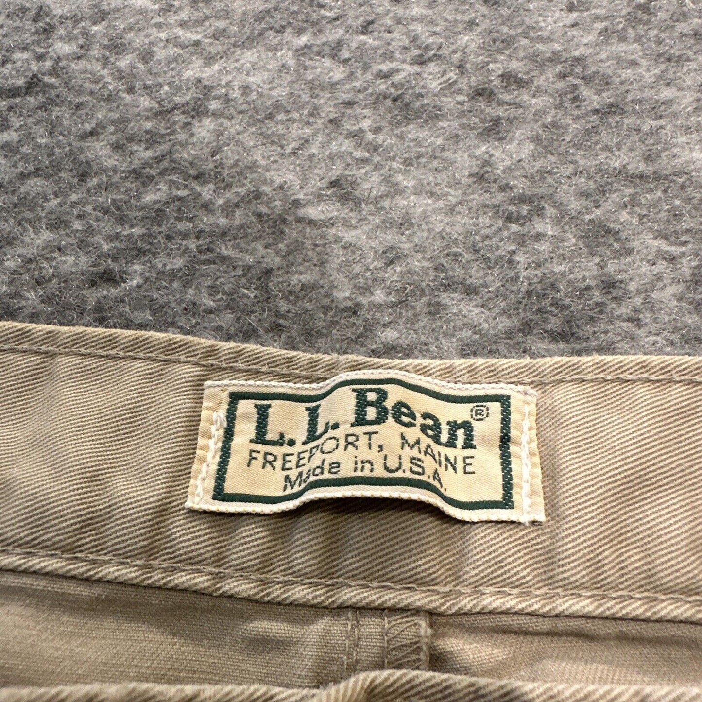 Vintage L.L.Bean Women's Pleated Bootcut Chino Pants Size 10 Beige Chinos