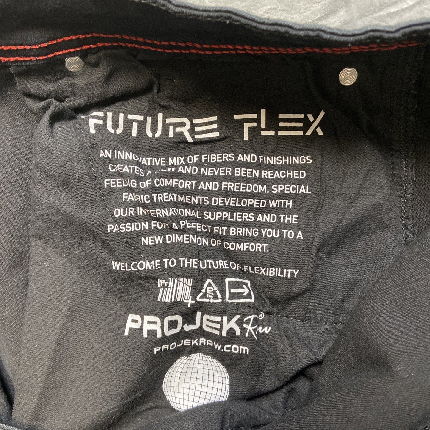 Projek Raw Future Flex Hiri Skinny Jeans Men’s Size 36 Black Denim