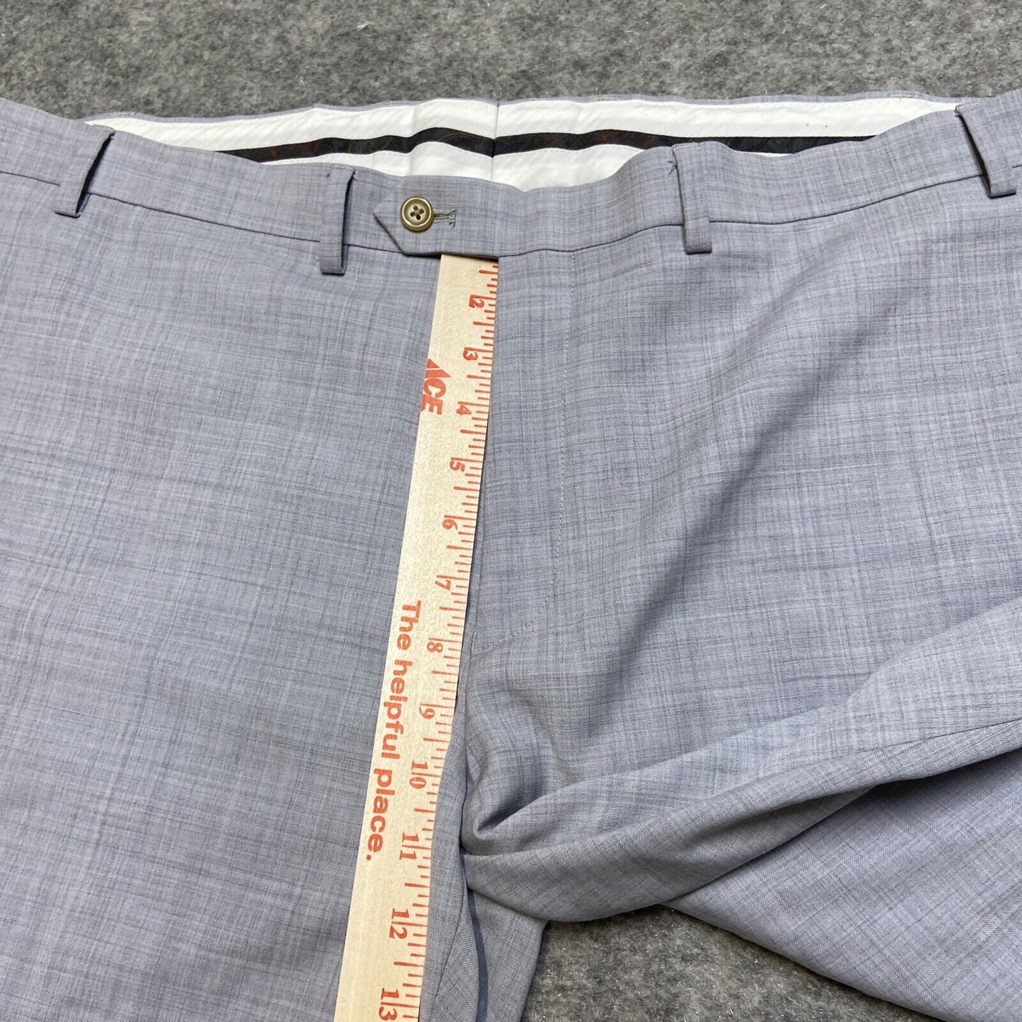 Lauren Ralph Lauren High Performance Wool Dress Pants Mens Size 40x30 Light Gray
