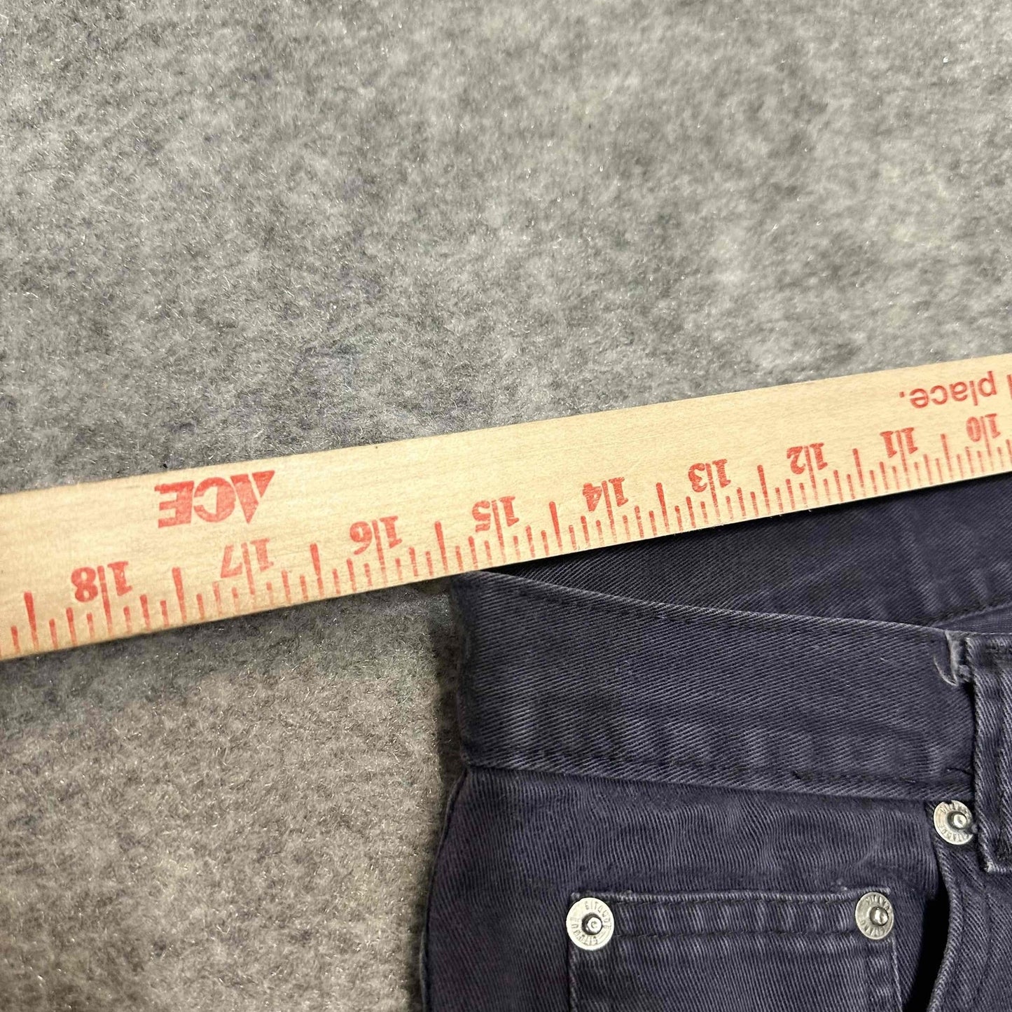 Vintage Gitano Jeans Men’s Relaxed Straight Jeans Size 33x32 Dark Purple Denim