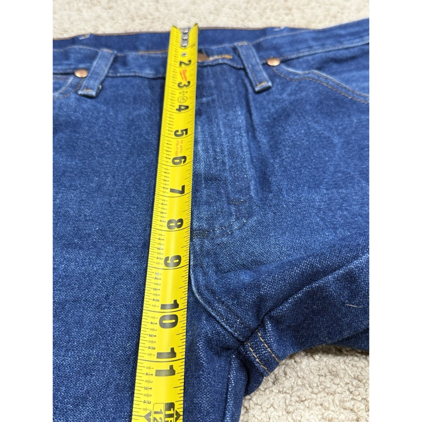 Wrangler Jeans Mens 30x30 Blue Denim Pants Cowboy Cut 936DEN Western