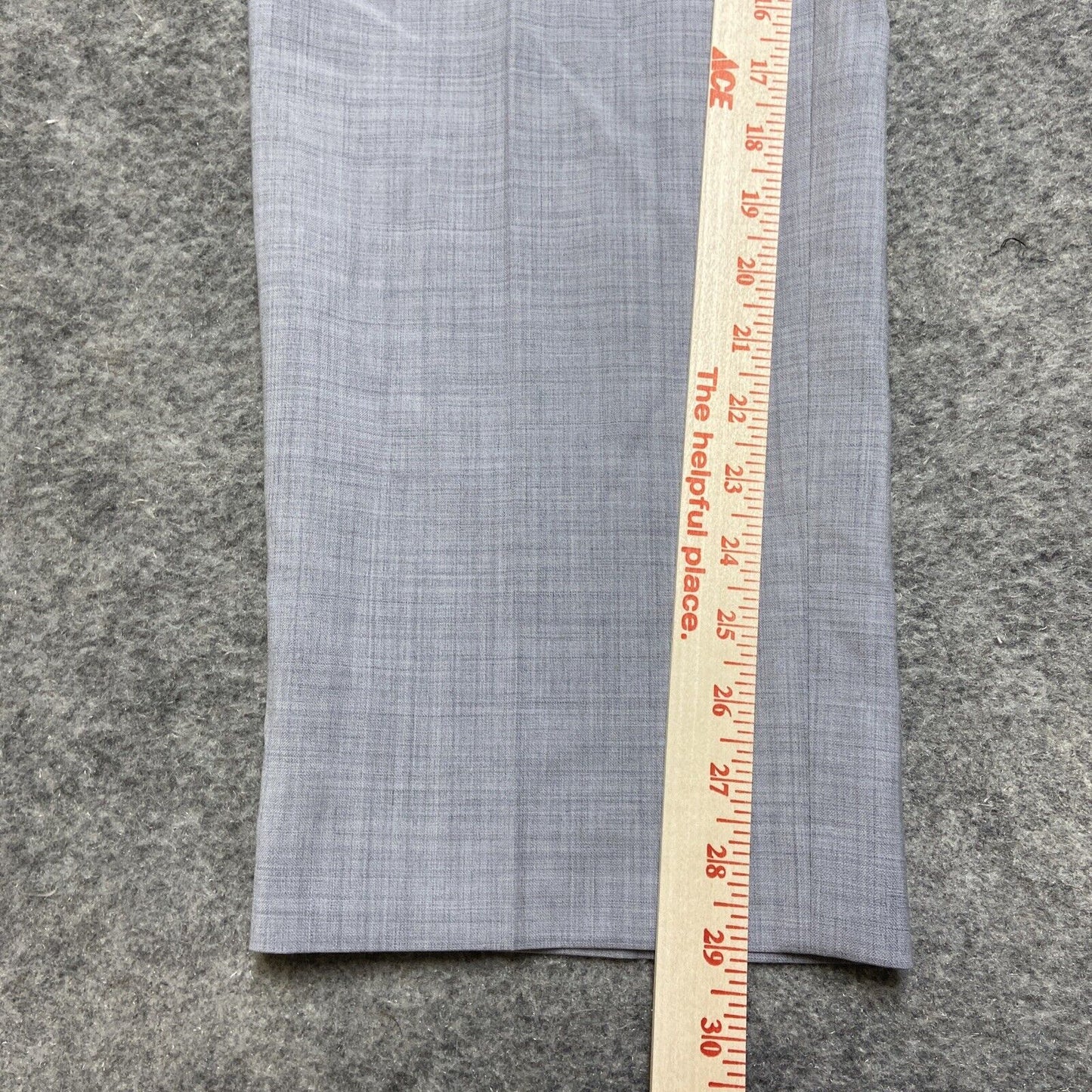Lauren Ralph Lauren High Performance Wool Dress Pants Mens Size 40x30 Light Gray