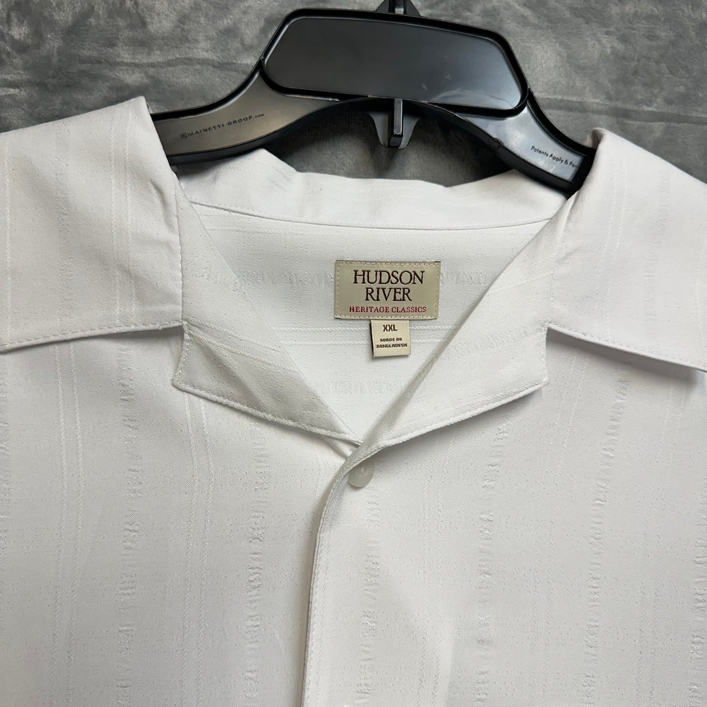 New Hudson River Heritage Collection Button Up Shirt Men's Size 2XL White