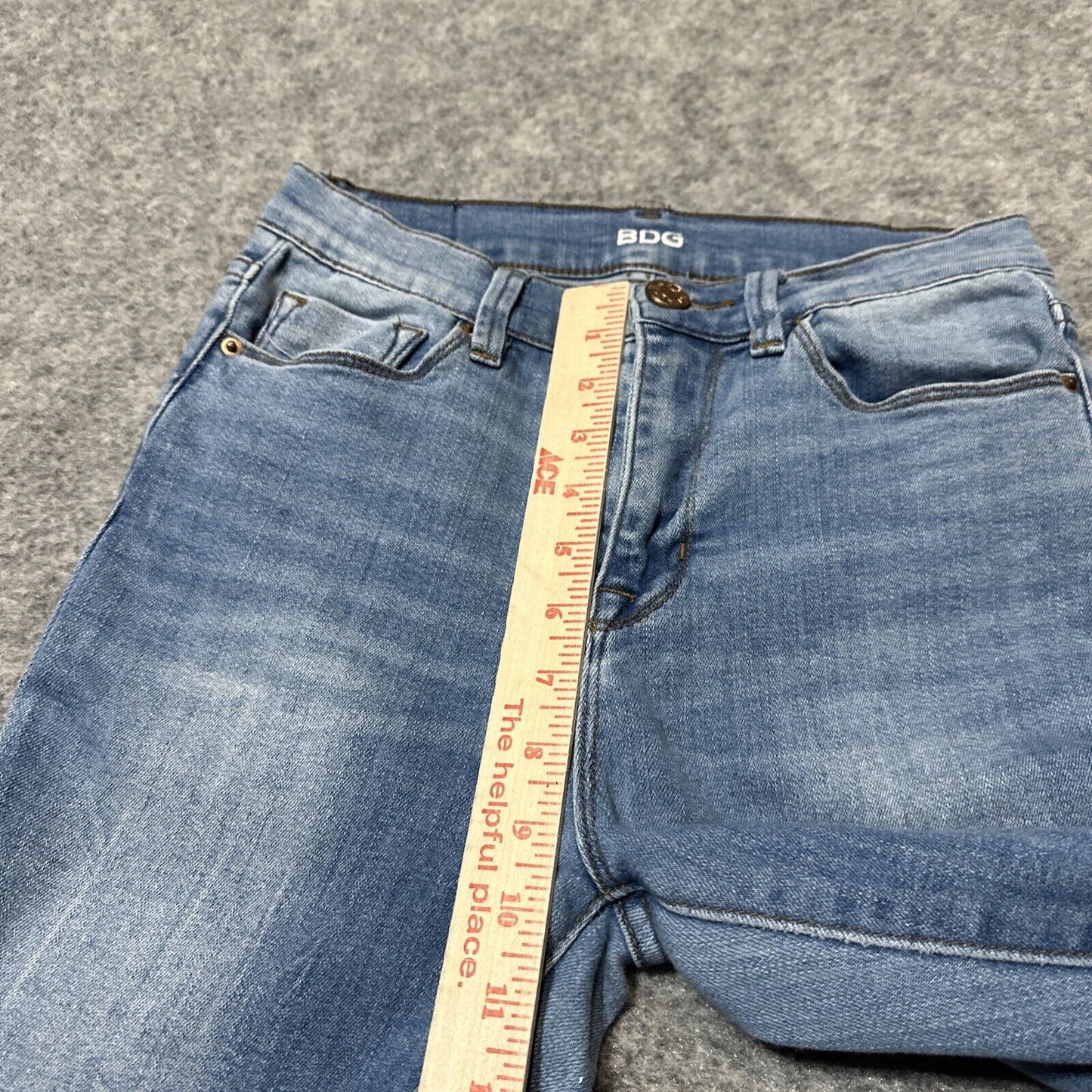 BDG High Rise Twig Ankle Jeans Women's Size 26x29 Blue Light Wash Denim Stretch
