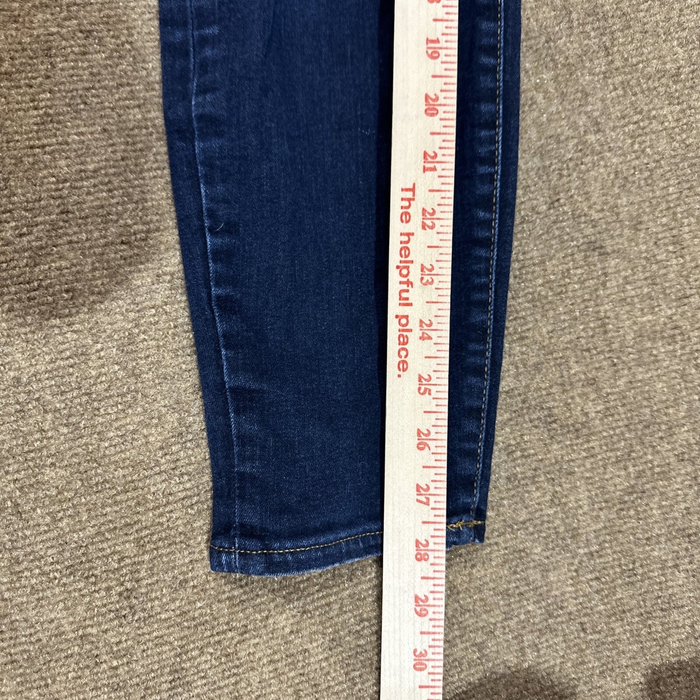 Gap 1969 Curvy True Skinny Women's Jeans Size 32 R Blue Dark Wash Denim
