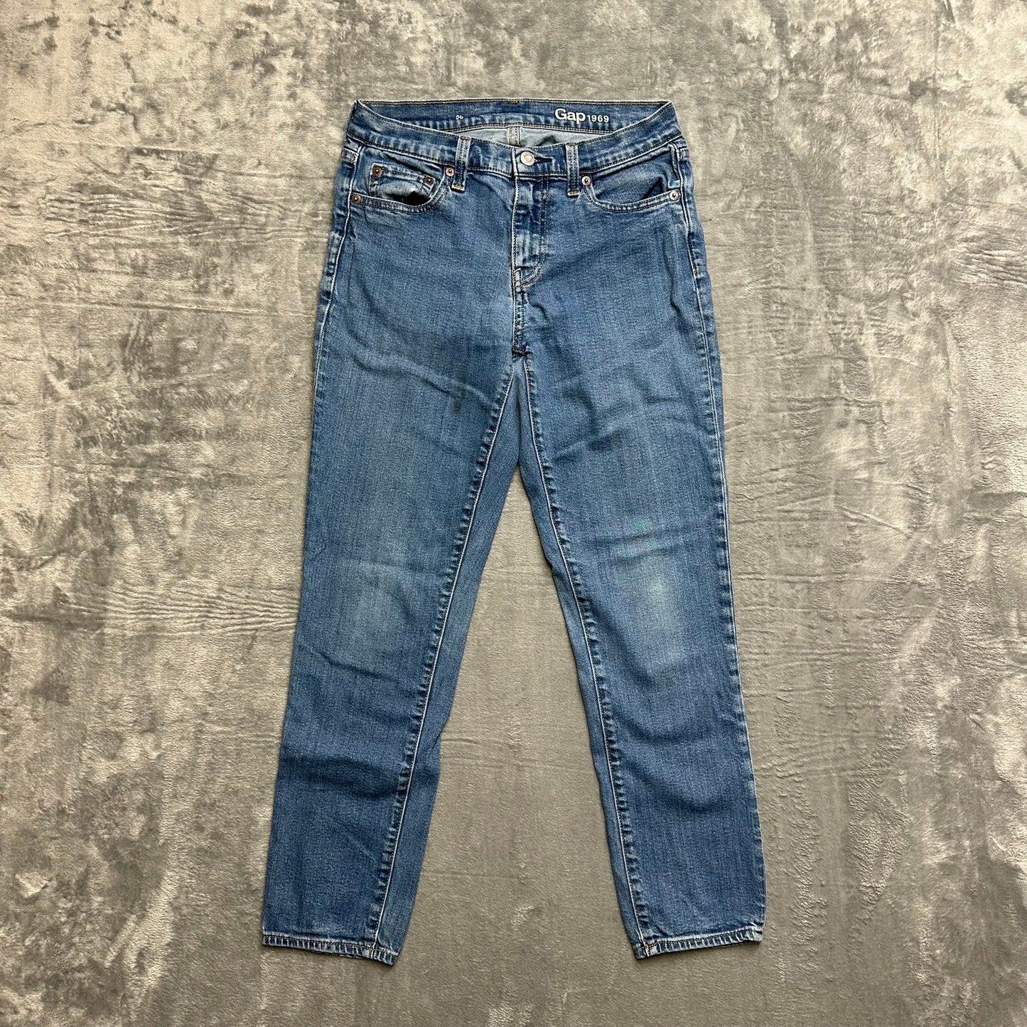 Gap 1969 Skinny Jeans Women's Size 26 Blue Denim