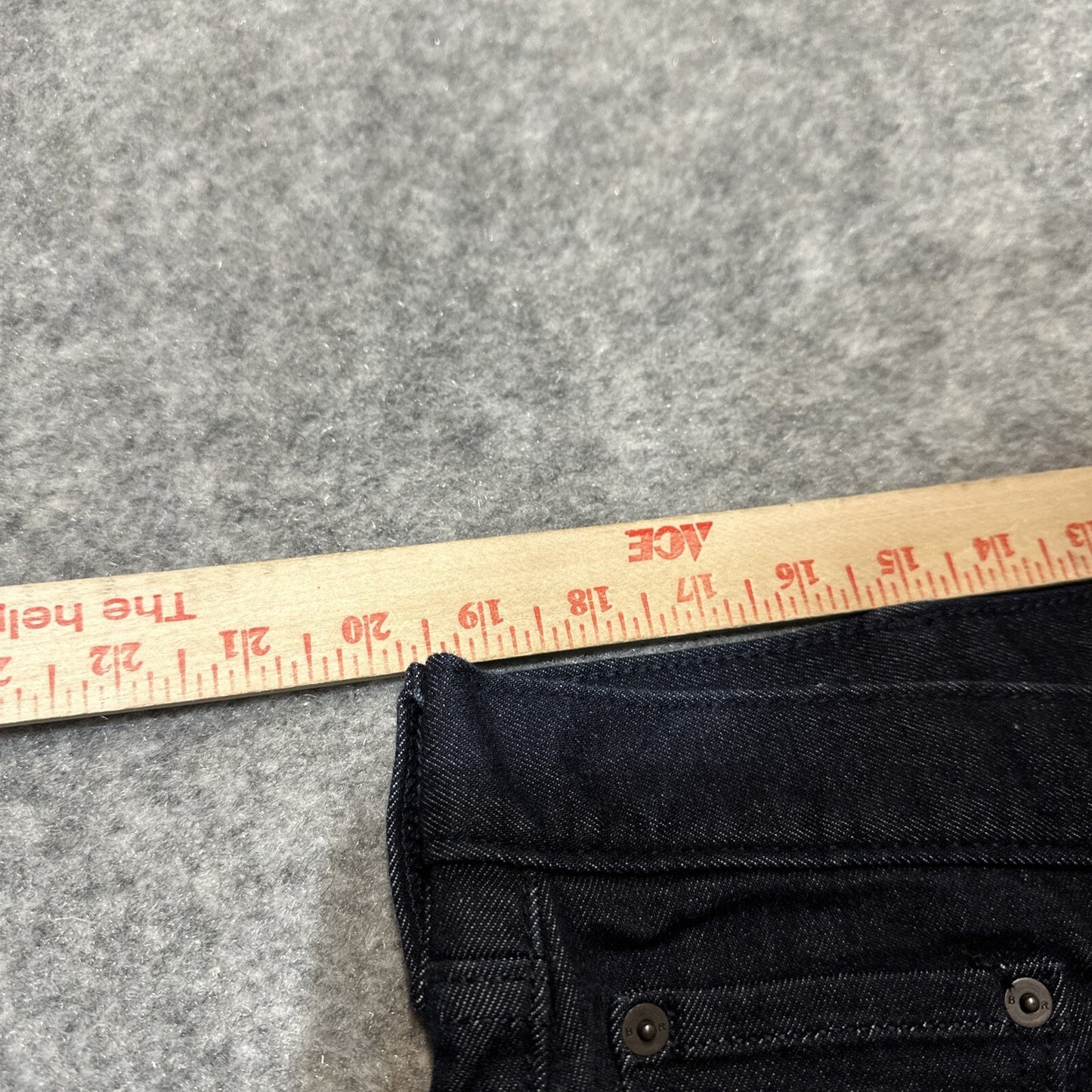 New Banana Republic Travel Jean Slim Fit Jeans Mens Size 38x32 Dark Blue Denim