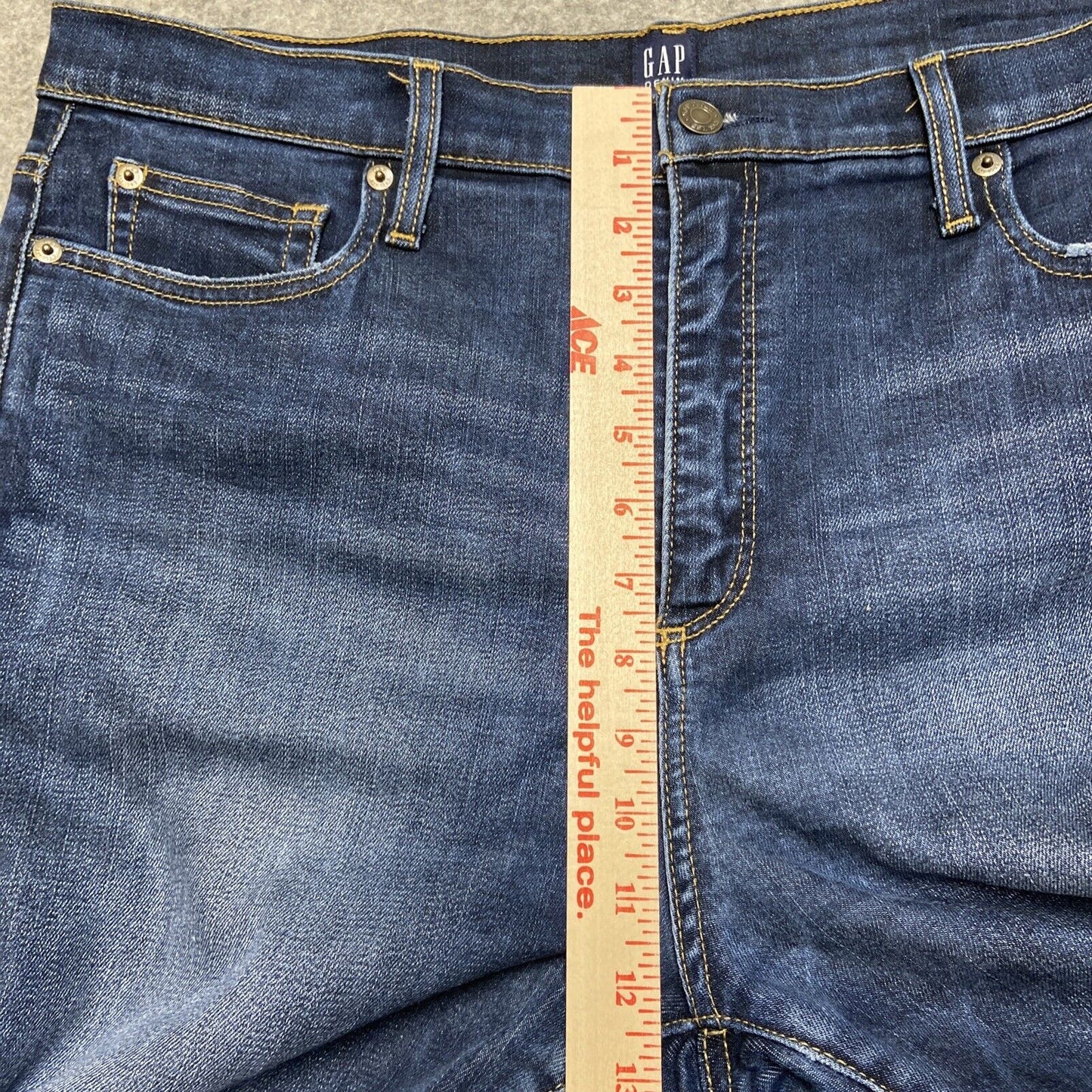 Gap True Skinny Jeans Women's Size 33S Blue Dark Wash Denim