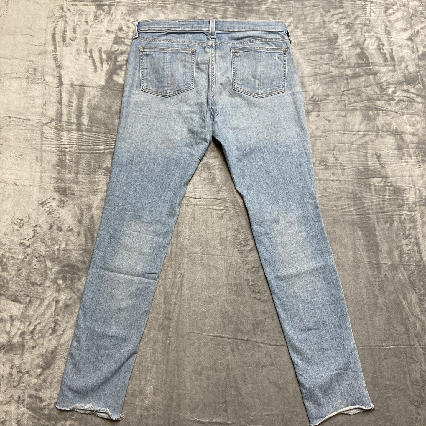 Rag & Bone Distressed Skinny Jeans Women’s Size 29 Light Blue Denim