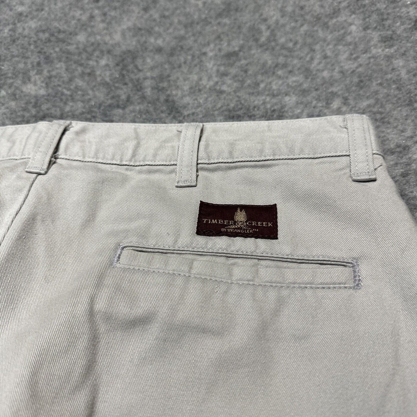 Timber Creek By Wrangler 69901PT Men's Straight Pleated Chino Pants Size 33x30
