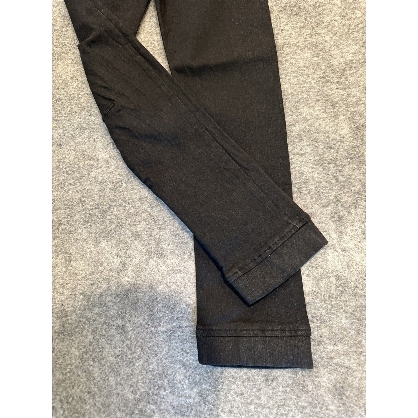 Steve's Jeans Boys Skinny Drawstring Jogger Size 16 Black Dark Wash Denim