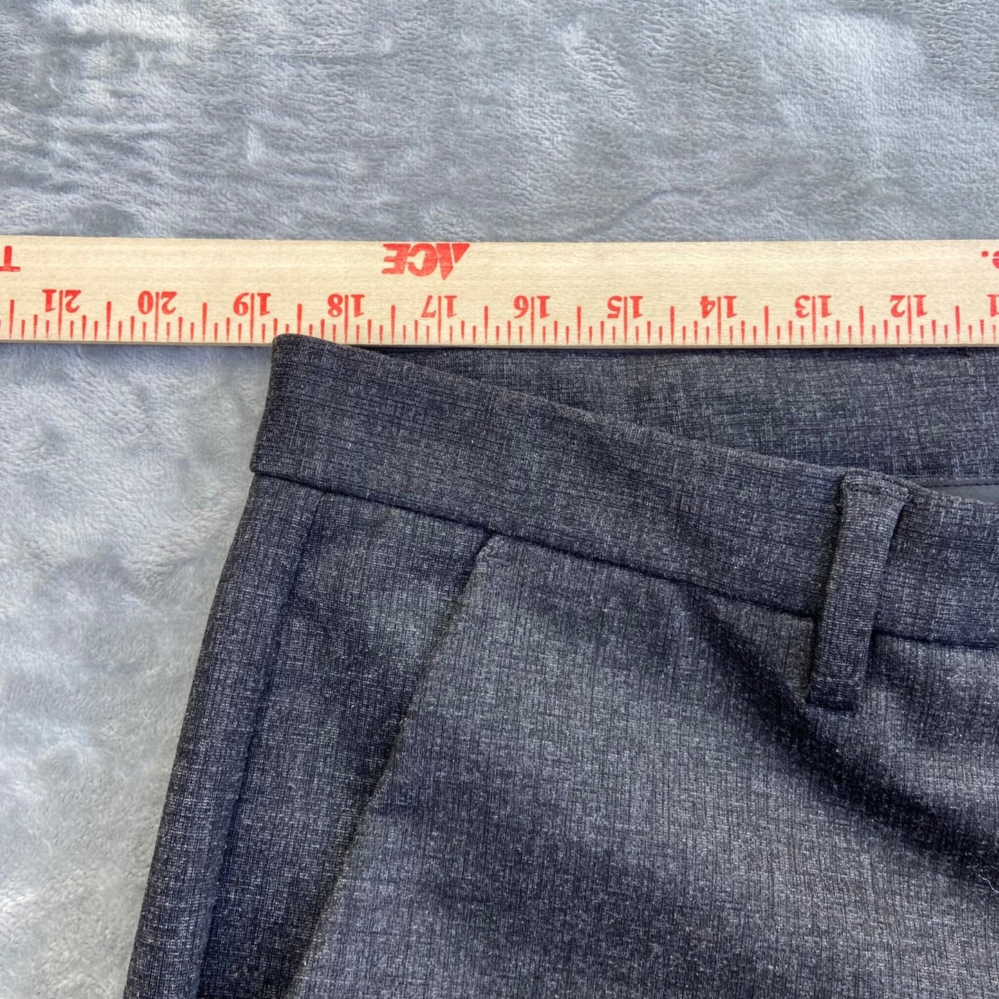 Liverpool Men's Dress Pants 38x32 Gray Stretchable Formal Pants