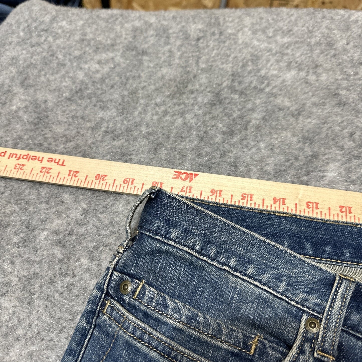 Carhartt Women's Rugged Flex Original Fit Straight Leg Jeans Size 16S Blue Denim