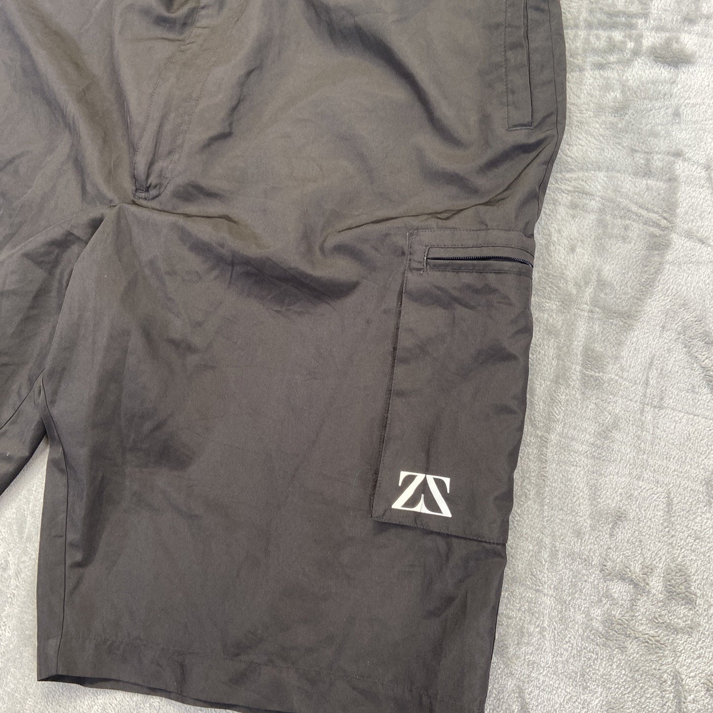 Zegna Sport Lined Swimwear Beach Shorts Men's Size XXL Black